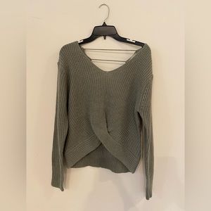 Olive green sweater